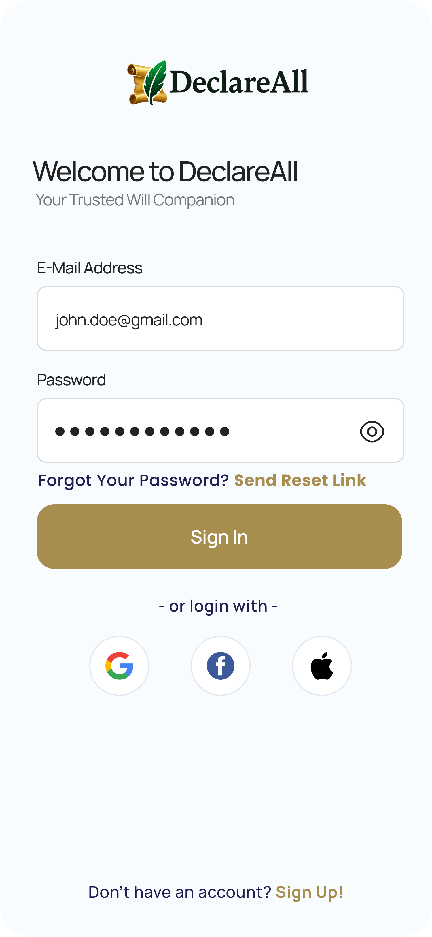 Login